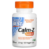 Doctors Best, Calm with Zembrin, 25 mg, 60 Veg Caps
