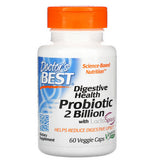Doctors Best, Digestive Health Probiotic 2 Billion, 60 Veg Caps