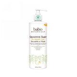 Babo Botanicals, Sensitive Baby Shampoo & Wash, Fragrance Free, 16 Oz