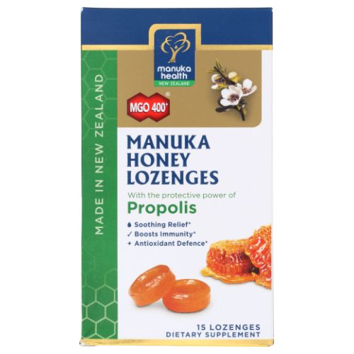 Honey & Propolis Lozenges 15 Count By Manuka Health