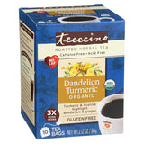 Organic Dandelion Turmeric 10 Bag By Teeccino