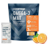 Coromega, Max High Concentrate Omega-3, Citrus Burst 60 Count
