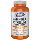 Now Foods, Arginine Citrulline, 500 mg, 240 Veg Caps
