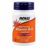 Now Foods, Vitamin D-3, 2000 IU, 30 Softgels