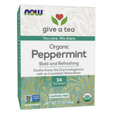 Now Foods, Organic Peppermint Tea, 24 Bags