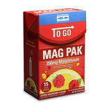 Trace Minerals, Mag Pak To Go Citrus Raspberry, 15 Count