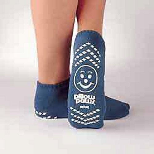 Principle Business Enterprises, Slipper Socks Pillow Paws  Youth Light Blue Ankle High, Count of 1