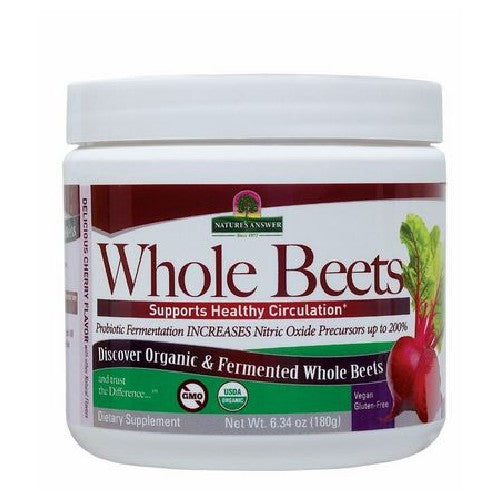 Nature's Answer, Organic & Fermented Whole Beets Powder, 6.34 Oz