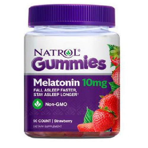 Melatonin 10mg Gummies Strawberry by Natrol