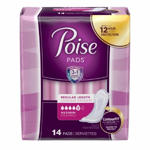 Poise, Bladder Control Pad, Count of 14