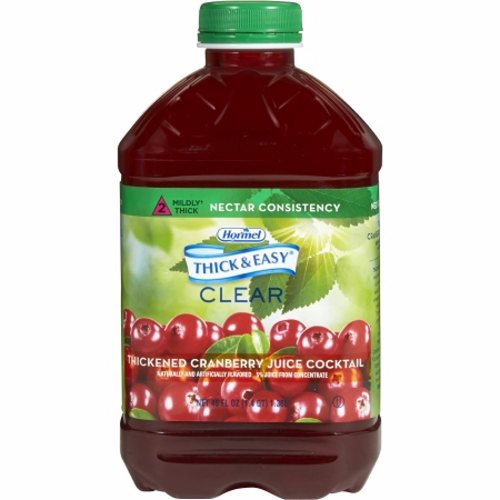Thickened Beverage Thick & Easy  46 oz. Container Bottle Cranberry Juice Cocktail Flavor Ready to Us Count of 1 By Hormel