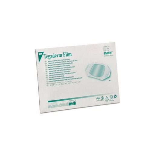 Transparent Film Dressing 3M Tegaderm Rectangle 2-3/8 X 2-3/4 Inch Frame Style Delivery Without Labe 1 Each By 3M