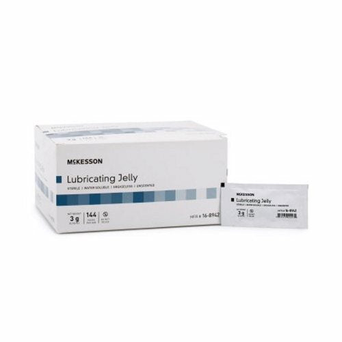 Lubricating Jelly McKesson 3 Gram Individual Packet Sterile Count of 1 By McKesson