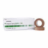 Medical Tape McKesson Paper 1/2 Inch X 10 Yard Tan NonSterile Count of 288 By McKesson