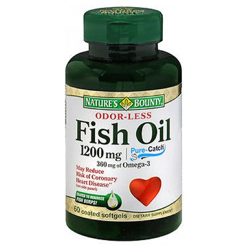 Natures Bounty Odorless Fish Oil 24 X 60 Softgels By Nature's Bounty