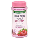Optimal Solutions Hair-Skin & Nails 12 X 80 Gummies By Nature's Bounty