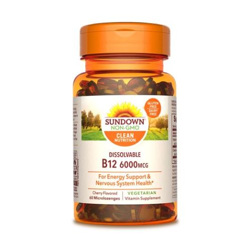 Sundown Naturals Vitamin B12 12 X 60 Microlozenges By Sundown Naturals