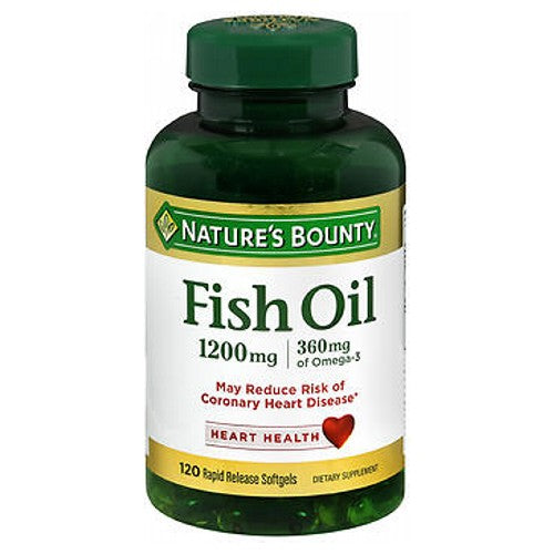 Natures Bounty Omega-3 Fish Oil 24 X 120 Softgels By Nature's Bounty