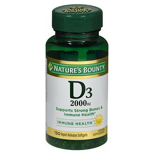 Nature's Bounty Super Strength D3 24 X 150 Softgels By Nature's Bounty