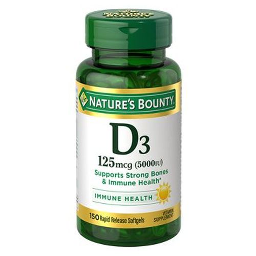Vitamin D3 24 X 150 Softgels By Nature's Bounty