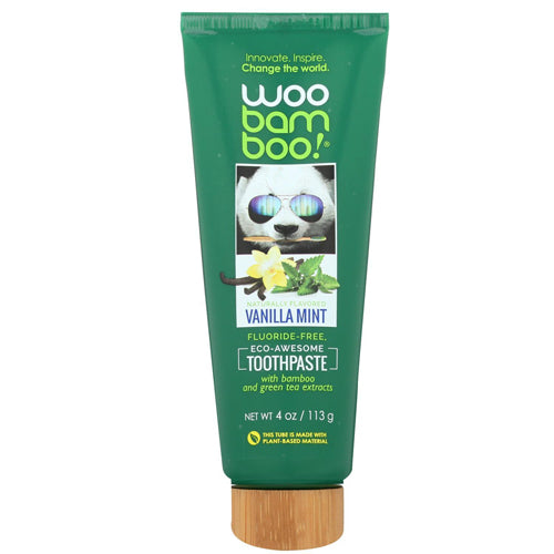 Vanilla Mint Toothpaste 4 Oz By Woo Bamboo