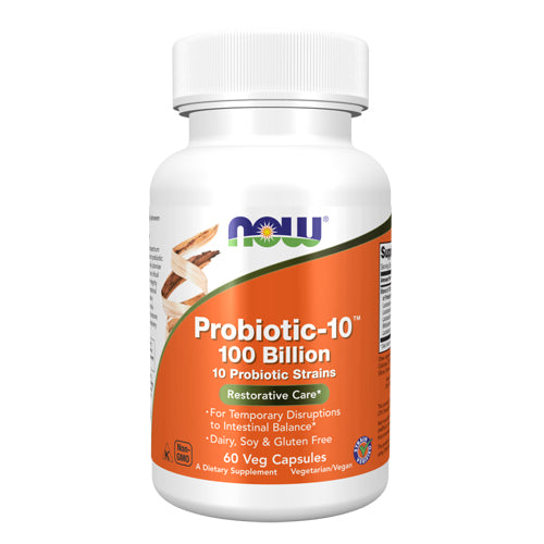 Probiotic-10 60 Vegcaps By Now Foods