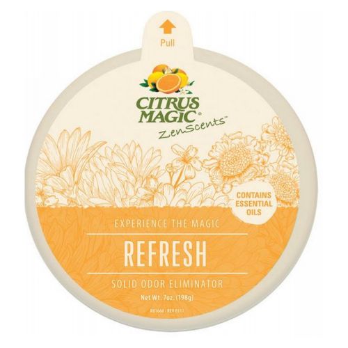 ZenScents Solid Air Freshner Refresh 7 Oz By Citrus Magic