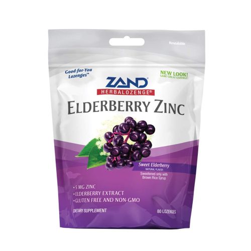 Lozenge Elderberry Zinc 80 Count By Zand