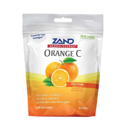 Lozenge Orange C 80 Count By Zand