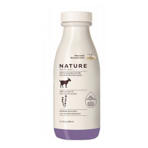 Nature Foaming Milk Bath Lavender Oil 27.1 Oz By Canus Goats Milk