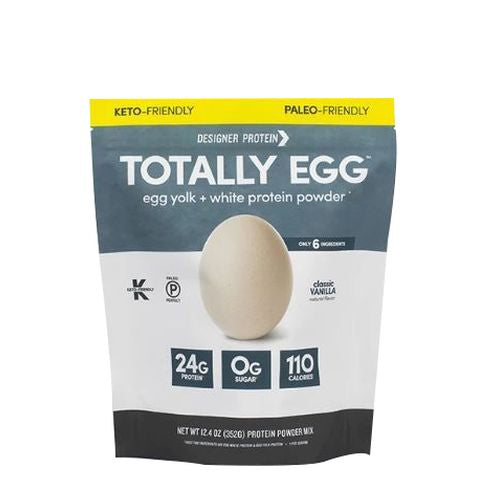 Designer Whey Totally Egg Protein Dutch Chocolate 12.04 Oz 