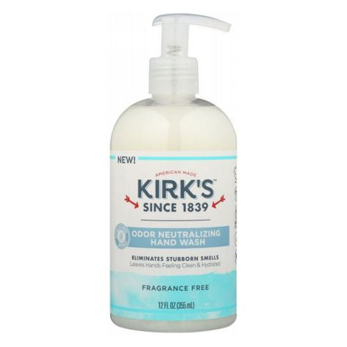 Hand Soap Fragrance Free 12 Oz By Kirk's Natural Products