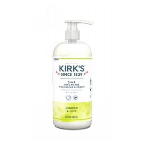 3-In-1 Cleanser Juniper & Lime 32 Oz By Kirk's Natural Products