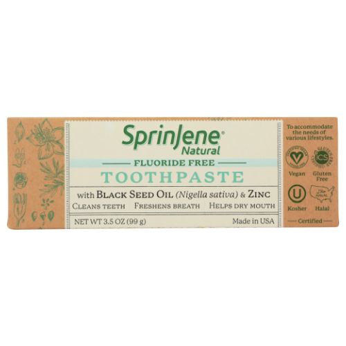 Fluoride Free Toothpaste 3.5 Oz By Sprinjene