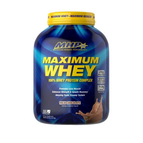 Maximum Human Performance, Maximum Whey, Milk Chocolate 5 lbs