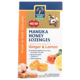 Manuka Health, Honey Lozenges, Ginger & Lemon 15 Lozenges