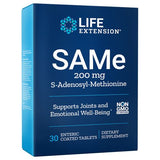 SAMe (S-Adenosyl-Methionine) 30 Enteric Coated Tabs By Life Extension