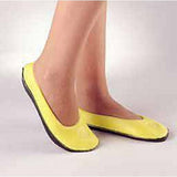 Slippers Pillow Paws  Small Lemon Below the Ankle Count of 96 By Principle Business Enterprises
