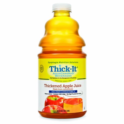 Thick-It, Thickened Beverage Thick-It  AquaCareH2O  64 oz. Container Bottle Apple Flavor Ready to Use Nectar C, Count of 1
