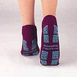 Slipper Socks 2X-Large Gray Ankle High, Case of 48 By Principle Business Enterprises