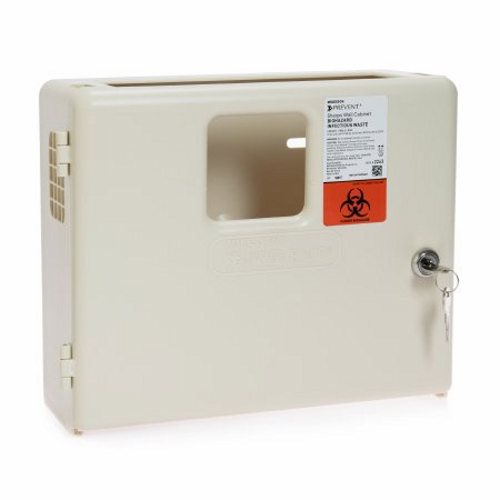 Sharps Collector Wall Cabinet Count of 2 By McKesson