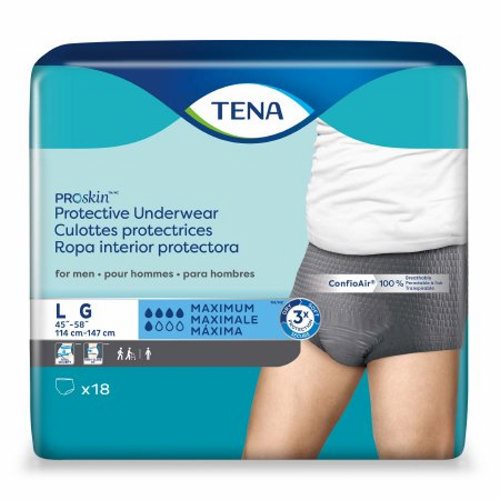 Male Adult Absorbent Underwear Count of 72 By Tena
