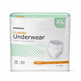 McKesson, Unisex Adult Absorbent Underwear, Count of 4
