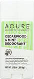 Deodorant Stick Cedarwood & Mint 2.25 Oz By Acure