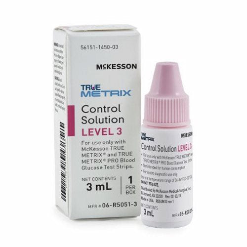 Blood Glucose Control Solution Count of 24 By McKesson