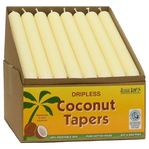Coco Taper 9 Cream 32 Count By Aloha Bay