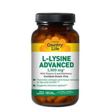 Country Life L-Lysine Advanced 1500mg - 180 Capsules