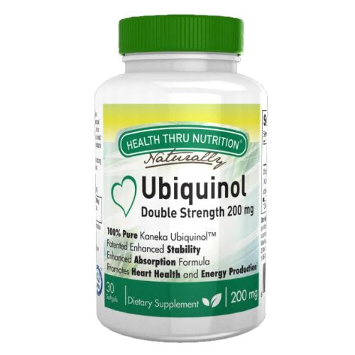Ubiquinol CoQ-10 30 Softgels By Health Thru Nutrition