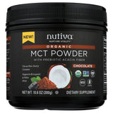 Organic MCT Powder Chocolate, 10.6 Oz By Nutiva