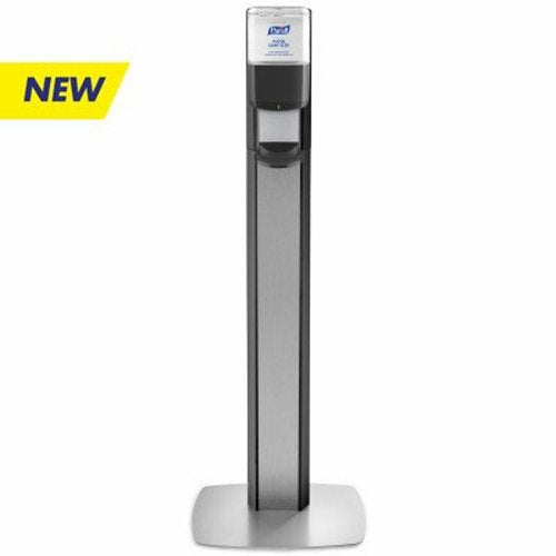 Hand Sanitizer Dispenser Purell  Messenger  ES6 Graphite ABS Plastic Automatic 1200 mL Floor Stand Case of 1 By Gojo